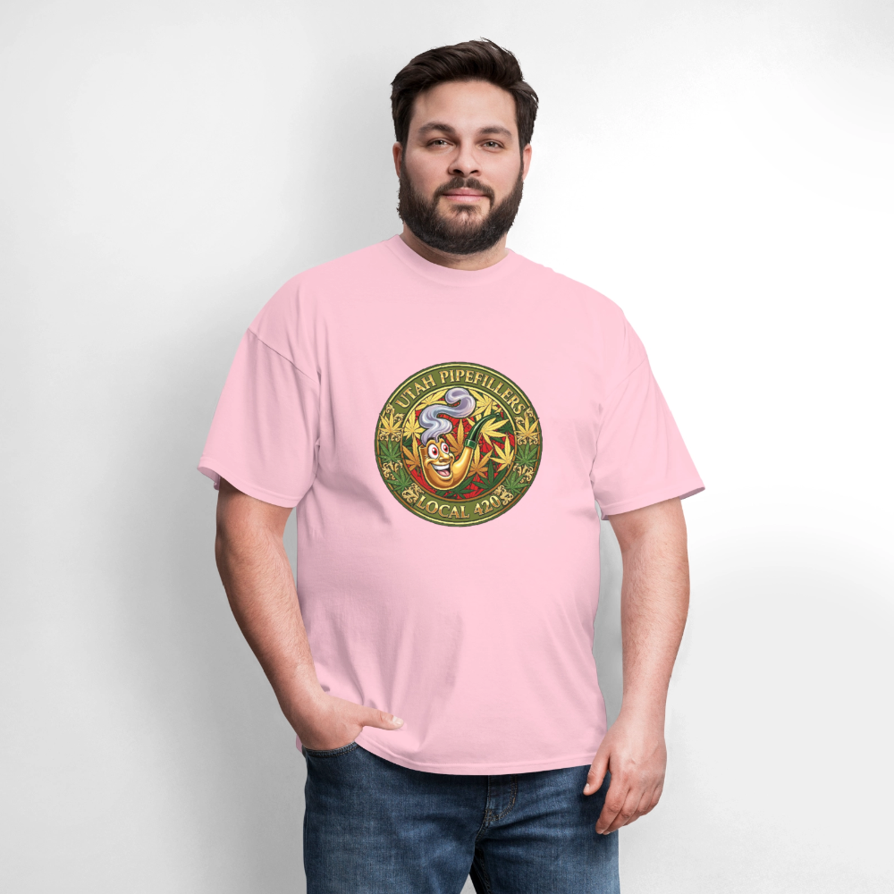 UTAH PIPEFILLERS LOCAL 420 Men's T-Shirt - pink