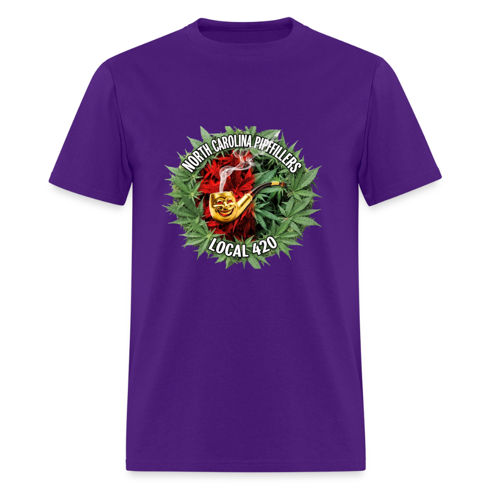 NORTH CAROLINA PIPEFILLERS LOCAL 420 Men's T-Shirt - purple