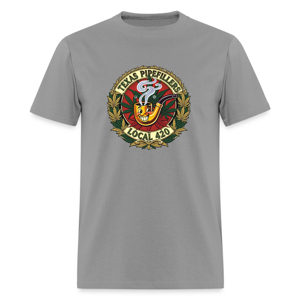 TEXAS PIPEFILLERS LOCAL 420 F.B DESIGN Men's T-Shirt - rock