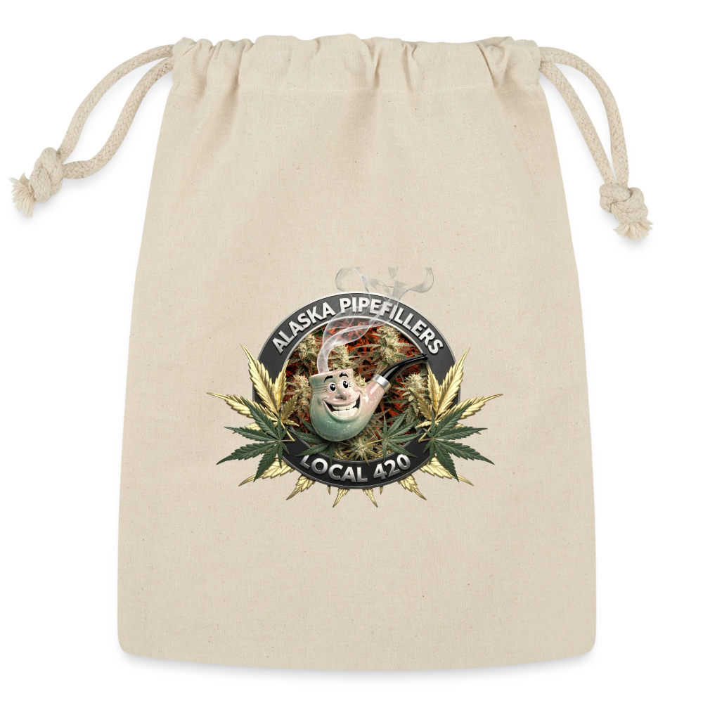 ALASKA  PIPEFILLERS LOCAL 420 Union Reusable Gift Bag - Natural