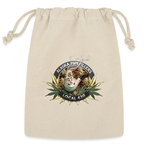 ALASKA  PIPEFILLERS LOCAL 420 Union Reusable Gift Bag - Natural