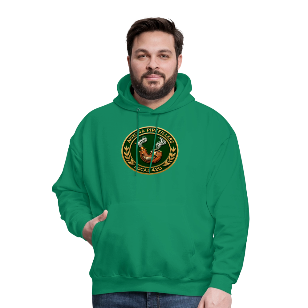 ARIZONIA PIPEFILLERS LOCAL 420 Men's Hoodie - kelly green