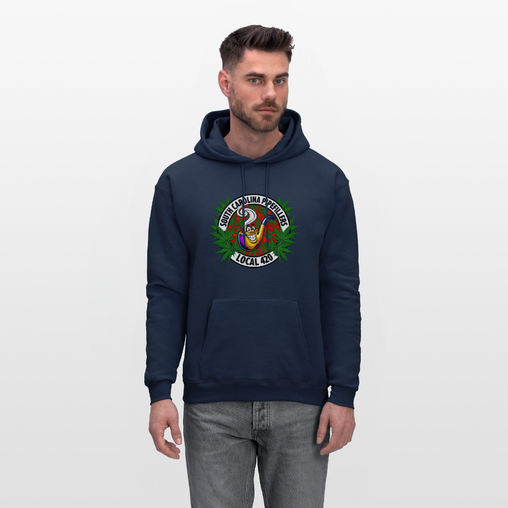SOUTH CAROLINA PIPEFILLERS LOCAL 420 F/B DESIGN Men's Hoodie - navy