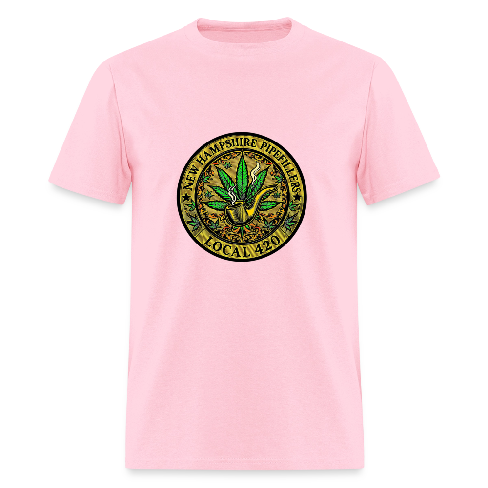 NEW HAMSHIRE PIPEFILLERS LOCAL 420 Men's T-Shirt - pink