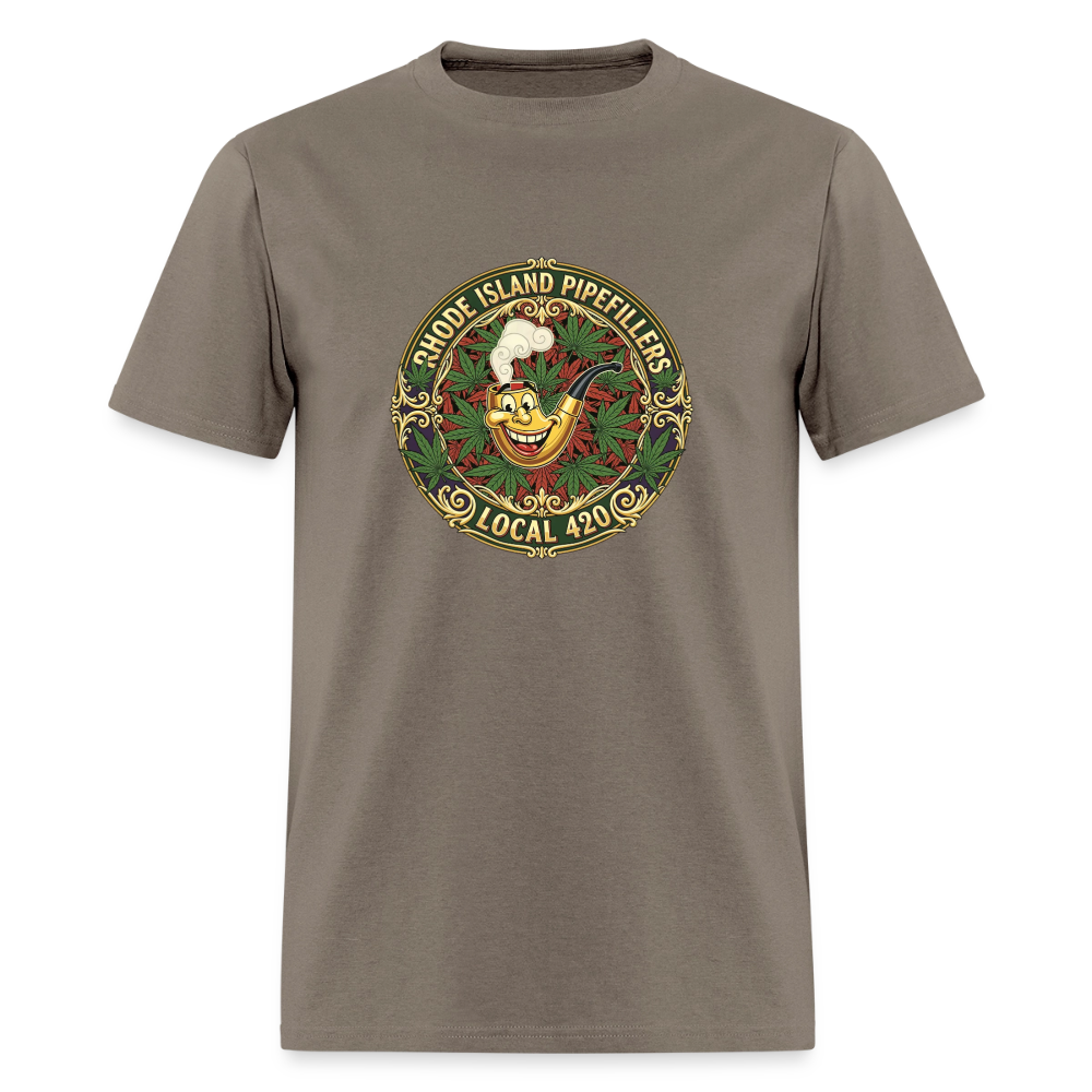 TEXAS PIPEFILLERS LOCAL 420 Men's T-Shirt - safari