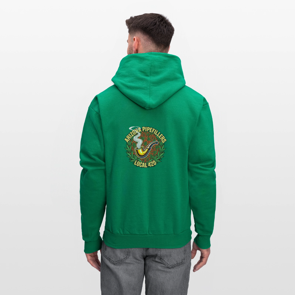 ARIZONA PIPEFILLERS LOCAL 420 F/B DESIGN Men's Hoodie - kelly green