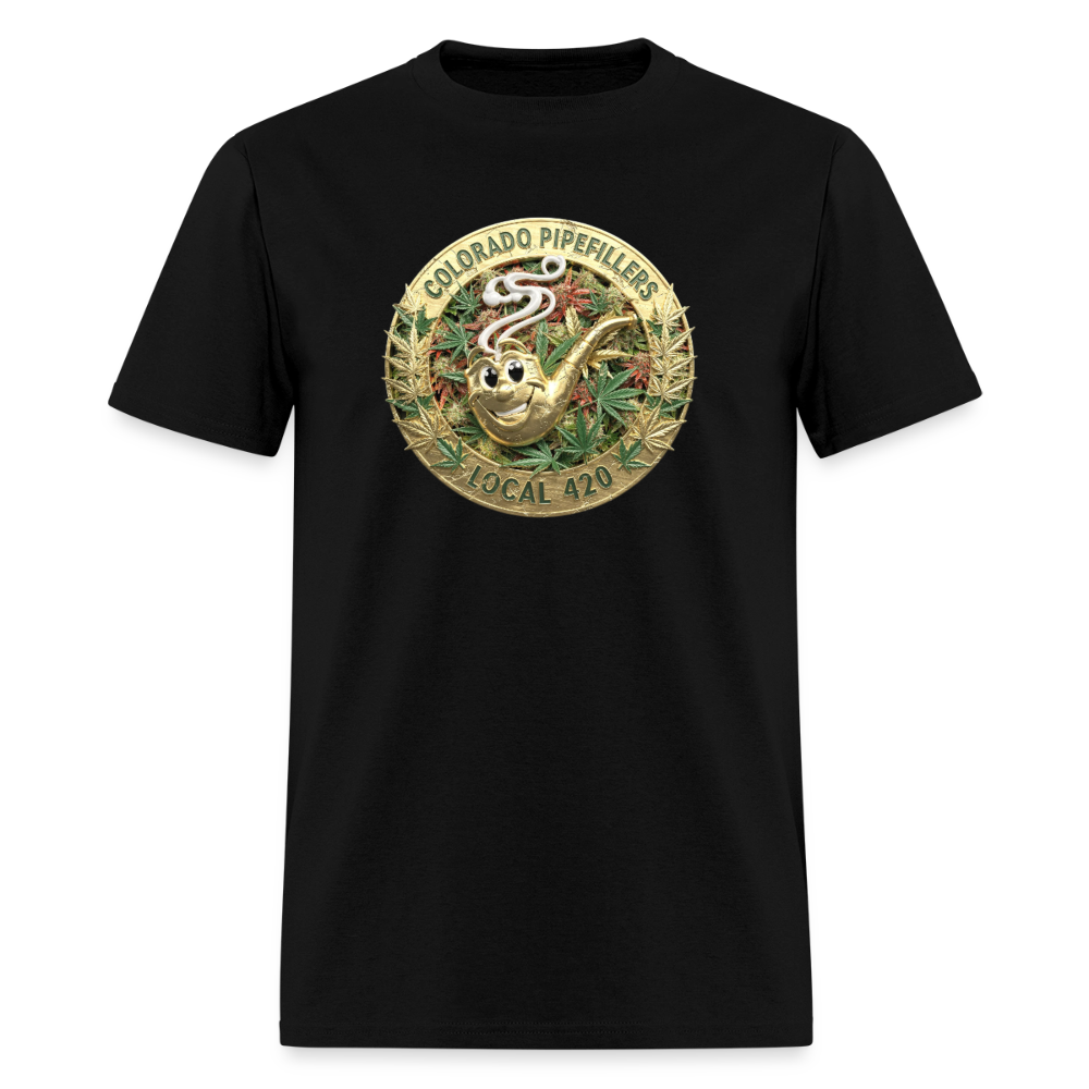 COLORADO PIPEFILLERS LOCAL 420 Men's T-Shirt - black