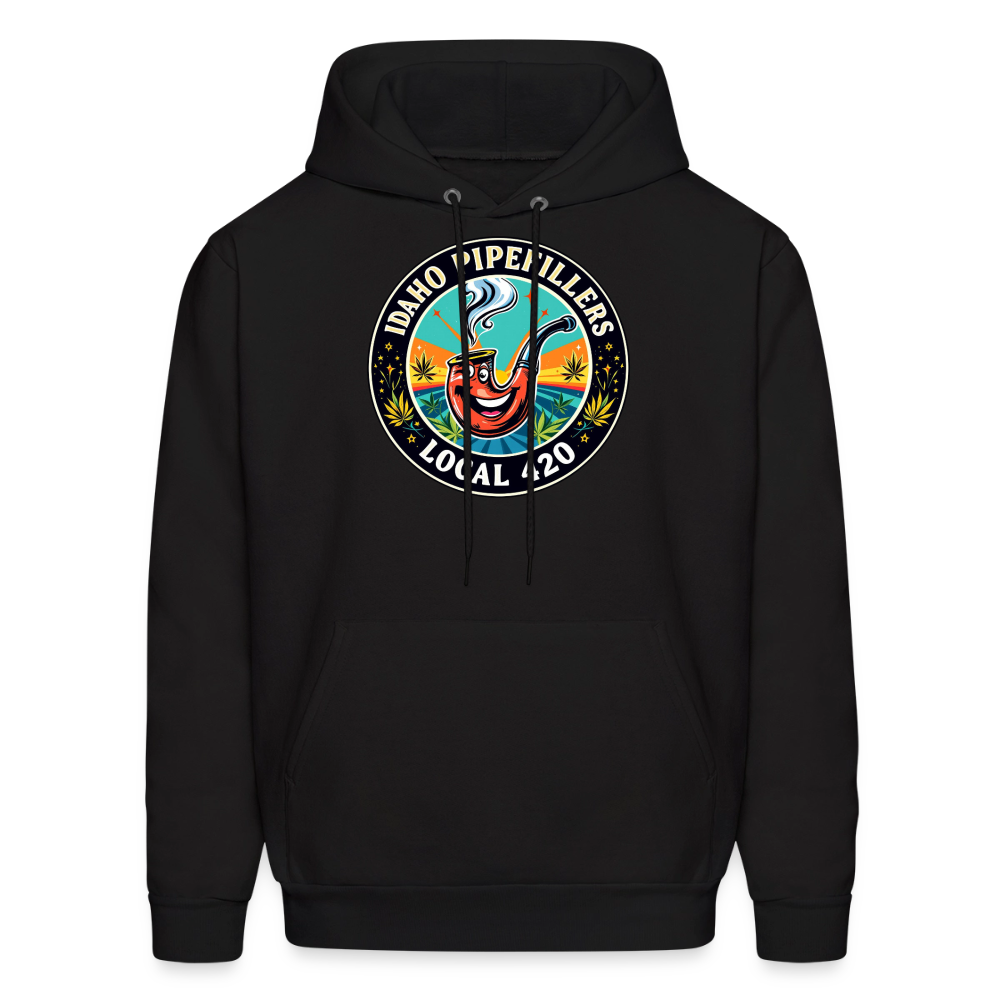 IDAHO PIPEFILLERS LOCAL 420 F/B DESIGN Men's Hoodie - black