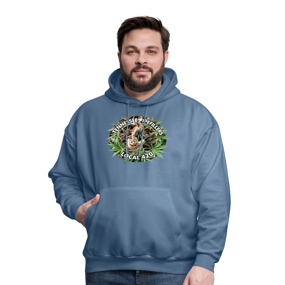 TENNESSEE PIPEFILLERS LOCAL 420 Men's  Hoodie - denim blue