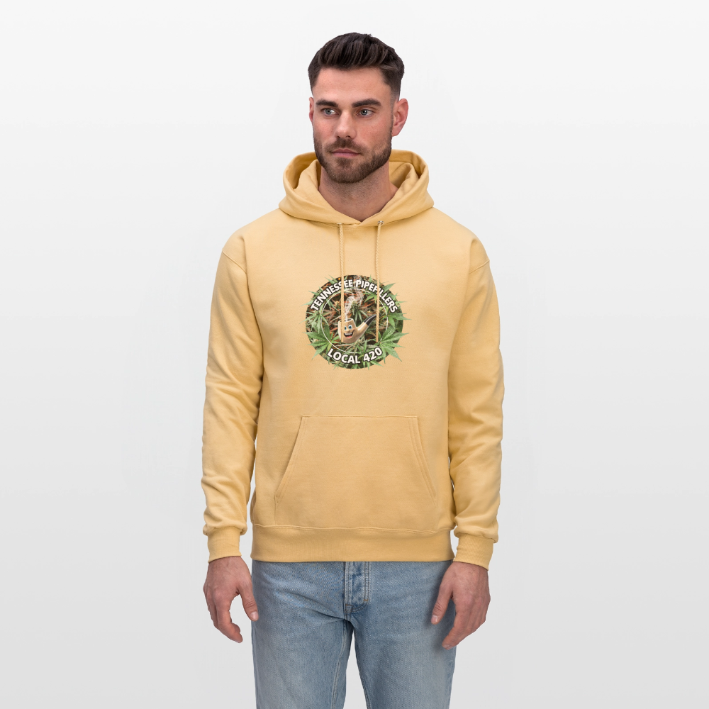 TENNESSEE PIPEFILLERS LOCAL 420 F/B DESIGN Men's  Hoodie - light gold 