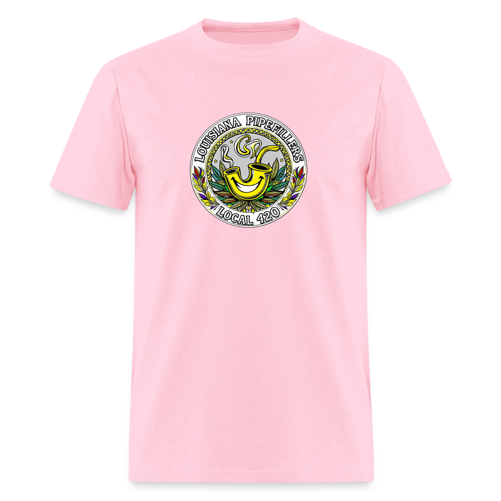 LOUISIANA PIPEFILLERS LOCAL 420 Men's T-Shirt - pink