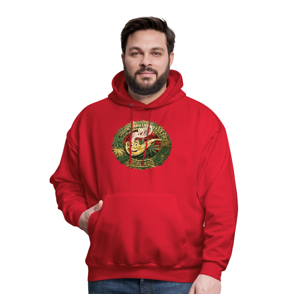 SOUTH DAKOTA PIPEFILLERS LOCAL 420 Men's  Hoodie - red