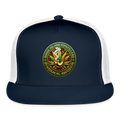 RHODE ISLAND PIPEFILLERS LOCAL 420 Trucker Hat - navy/white