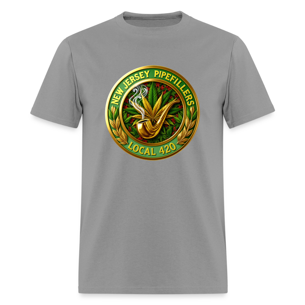 NEW JERSEY PIPEFILLERS LOCAL 420 Men's T-Shirt - rock
