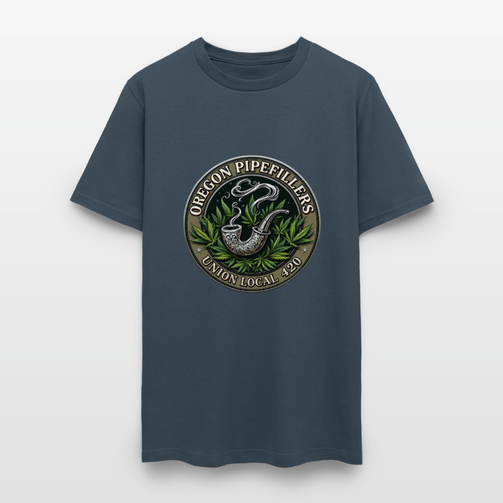 OREGON PIPEFILLERS UNION LOCAL 420 Men's T-Shirt -  blue dusk