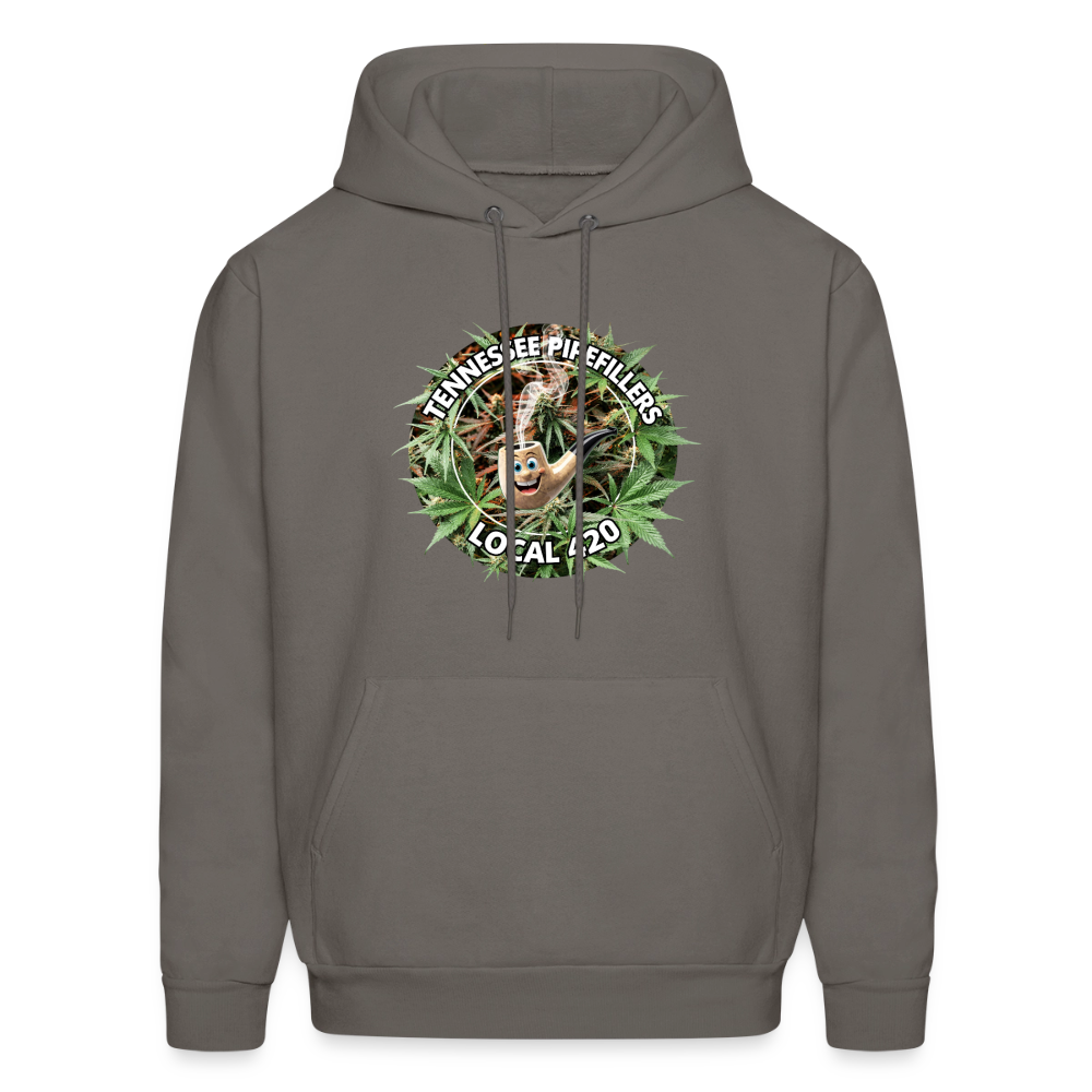 TENNESSEE PIPEFILLERS LOCAL 420 F/B DESIGN Men's  Hoodie - asphalt gray
