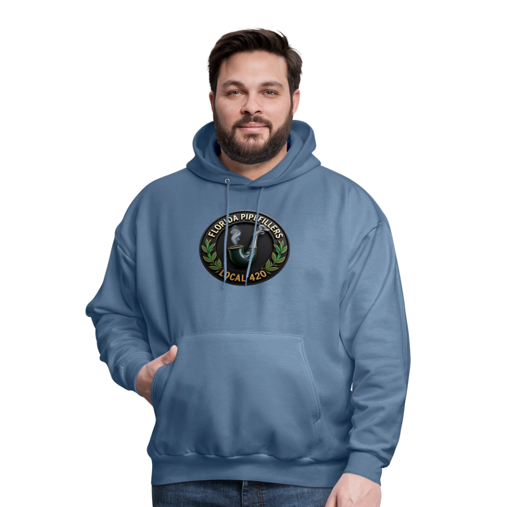 FLORIDA PIPEFILLERS LOCAL 420 F/B DESIGN Men's Hoodie - denim blue