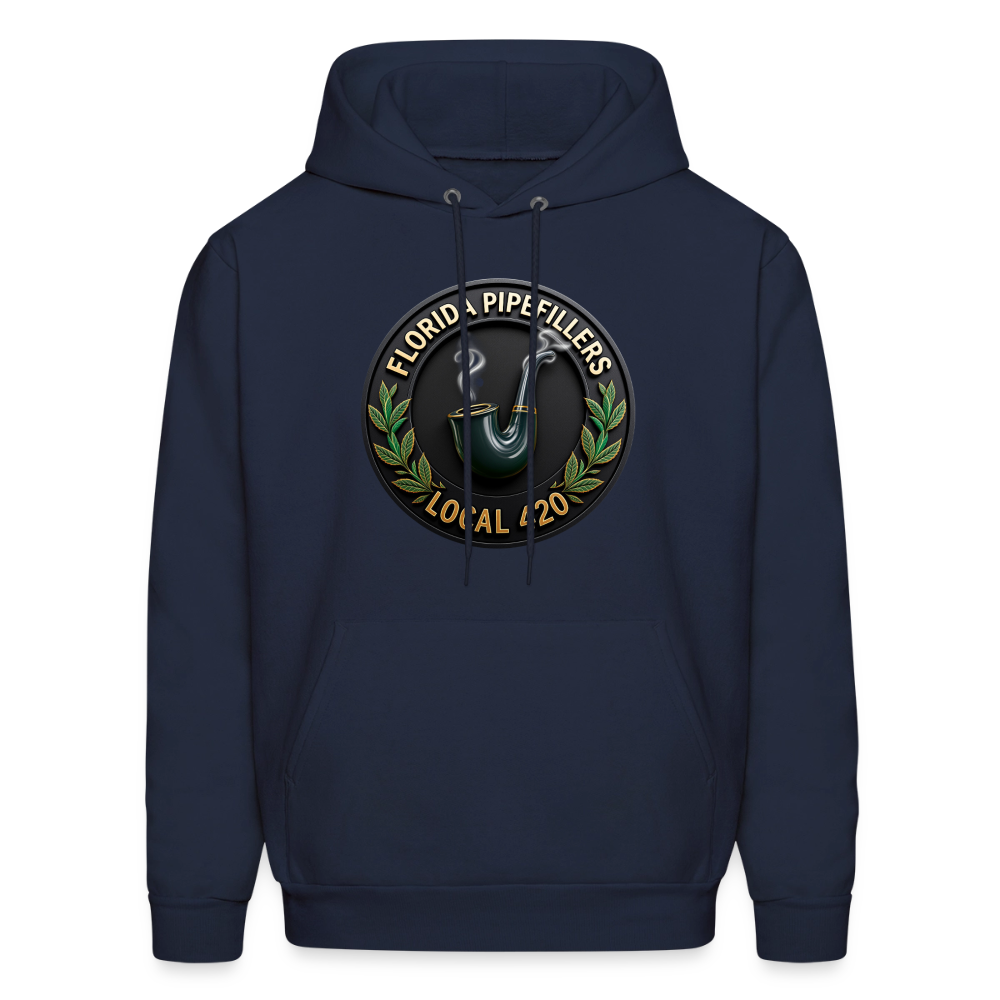 FLORIDA PIPEFILLERS LOCAL 420 Men's Hoodie - navy