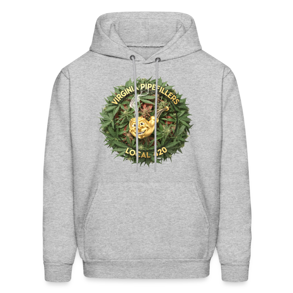 VIRGINIA PIPEFILLERS LOCAL 420 F/B DESIGN Men's  Hoodie - heather gray