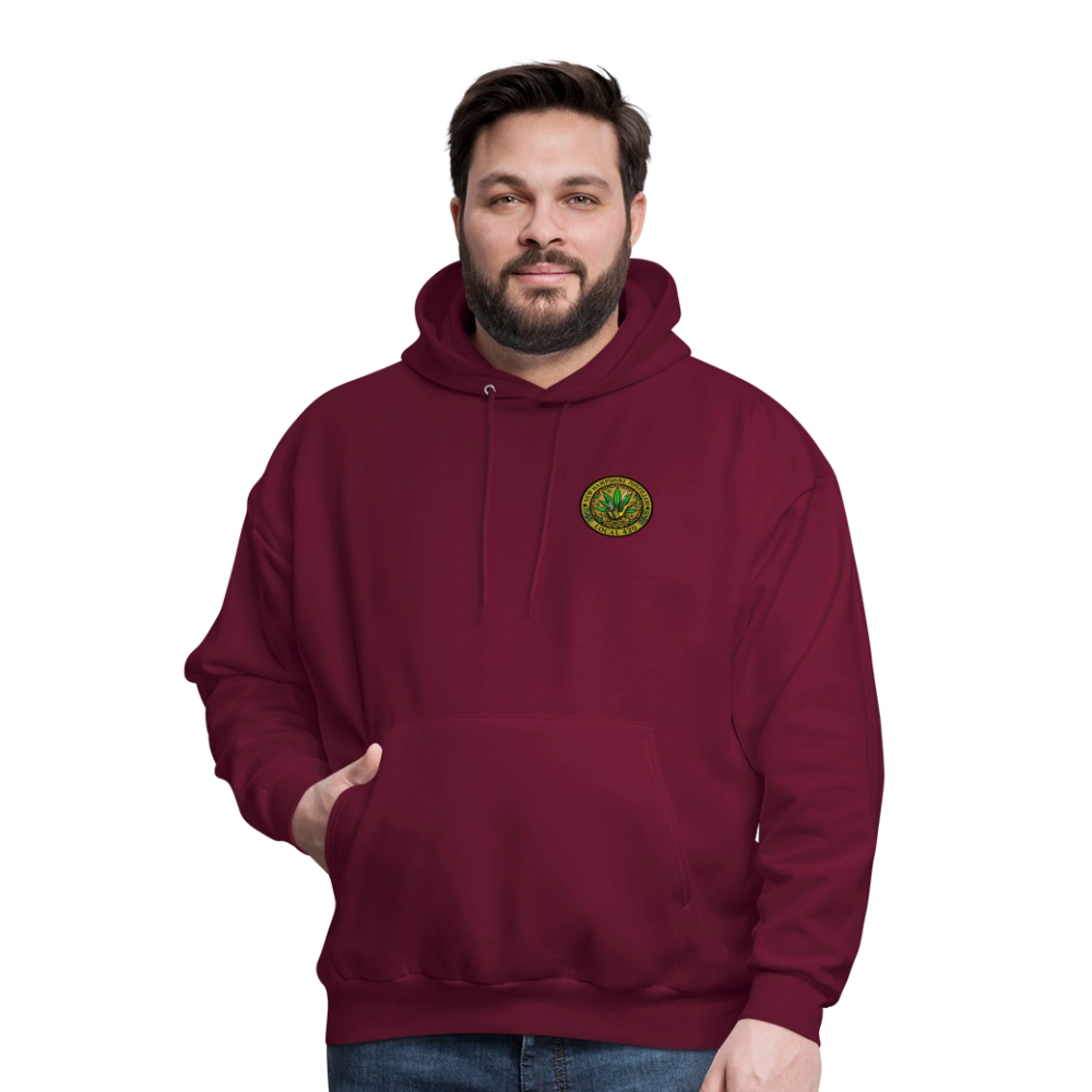 NEW HAMSHIRE PIPEFILLERS LOCAL 420 Men's Hoodie - burgundy