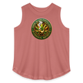 RHODE ISLAND PIPEFILLERS LOCAL 420 F/B DESIGNS Women's Curvy Relaxed Tank Top - mauve