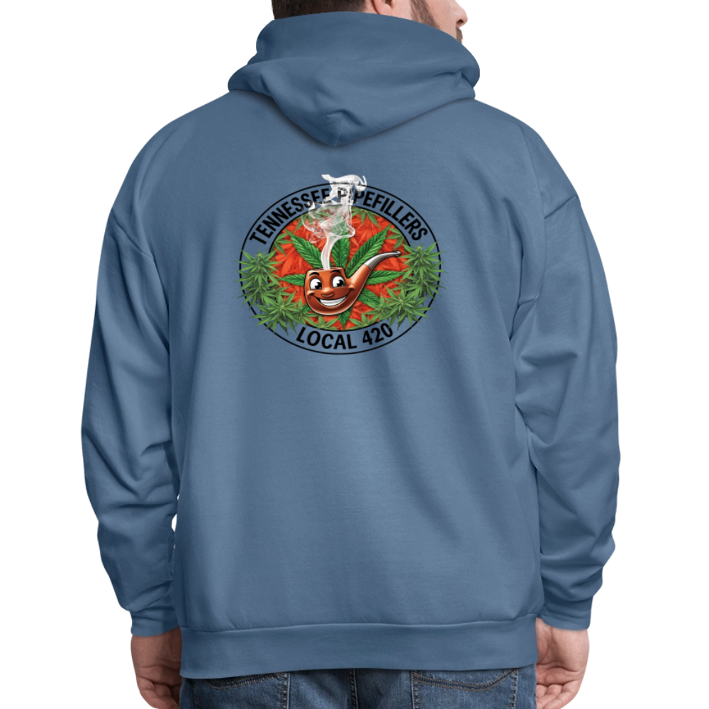 TENNESSEE PIPEFILLERS LOCAL 420 Men's Hoodie - denim blue