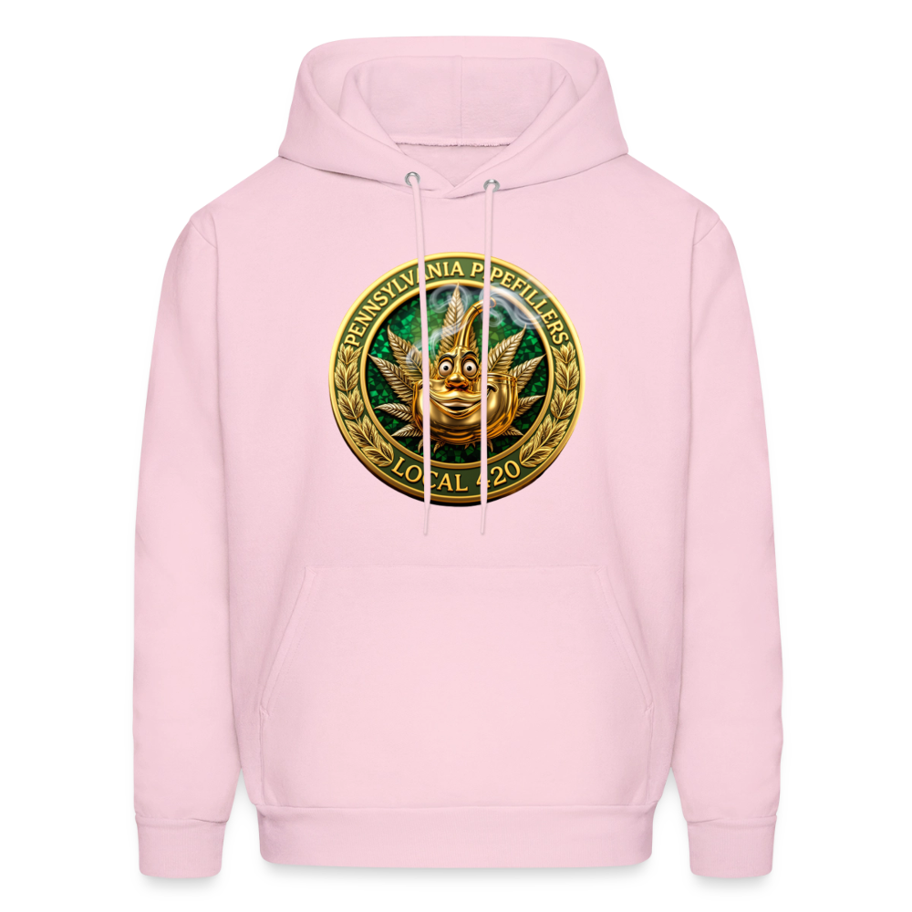 PENNSYLVANIA  PIPEFILLERS LOCAL 420 Men's Hoodie - pale pink