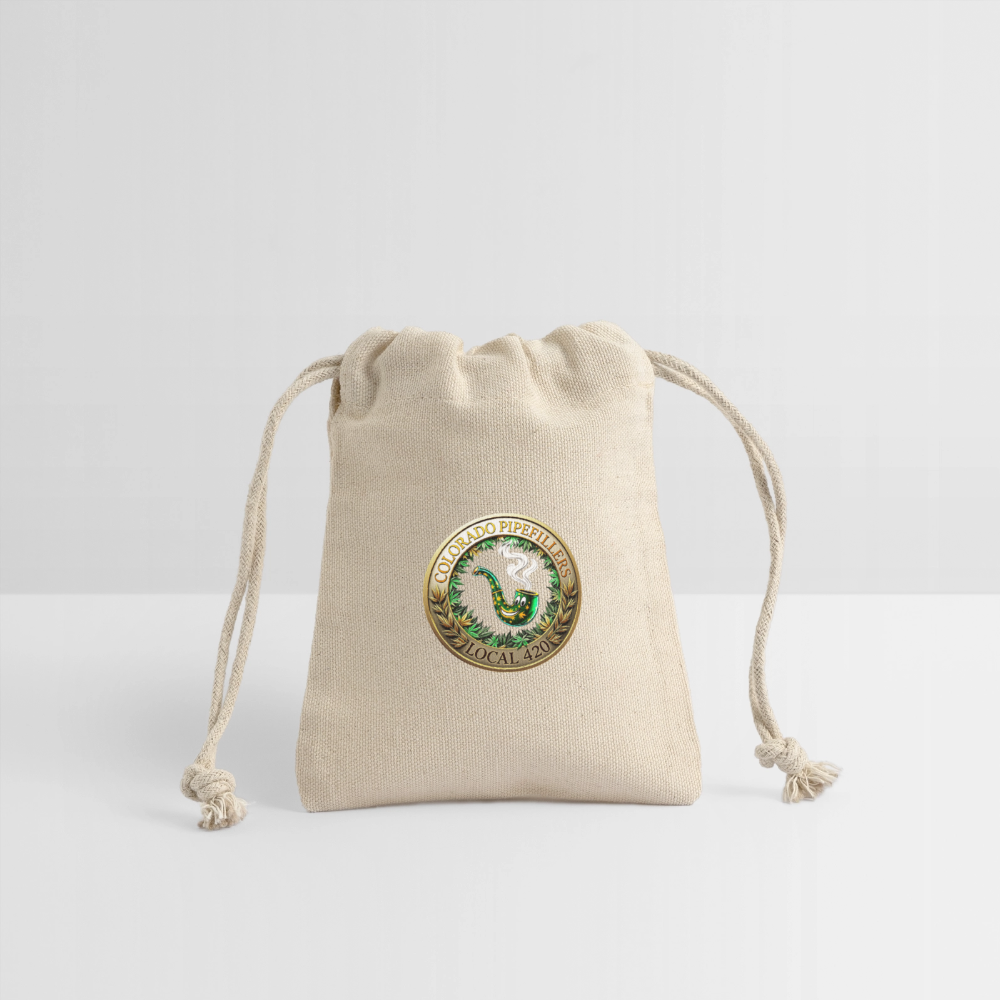 COLORADO PIPEFILLERS LOCAL 420 Reusable Gift Bag - Natural