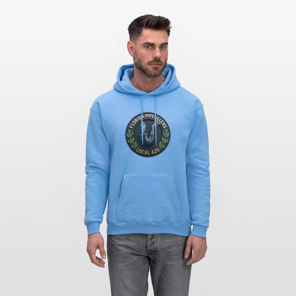 FLORIDA PIPEFILLERS LOCAL 420 Men's Hoodie - carolina blue