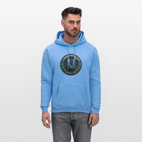 FLORIDA PIPEFILLERS LOCAL 420 Men's Hoodie - carolina blue