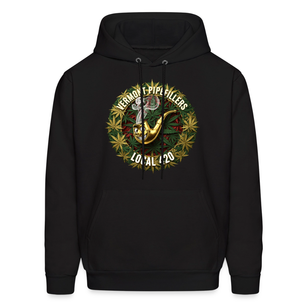 VERMONT PIPEFILLERS LOCAL 420 Men's Hoodie - black