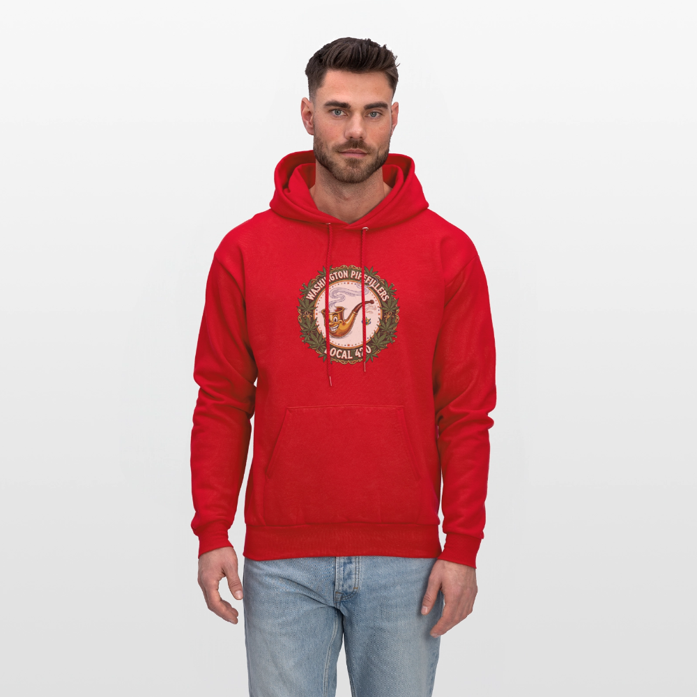 WASHINGTON PIPEFILLERS LOCAL 420 Men's Hoodie - red