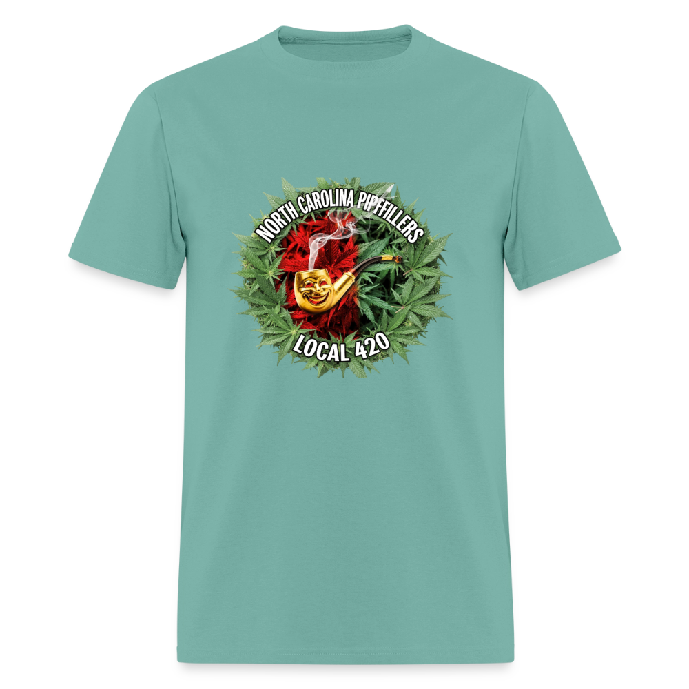 NORTH CAROLINA PIPEFILLERS LOCAL 420 Men's T-Shirt - aquatic