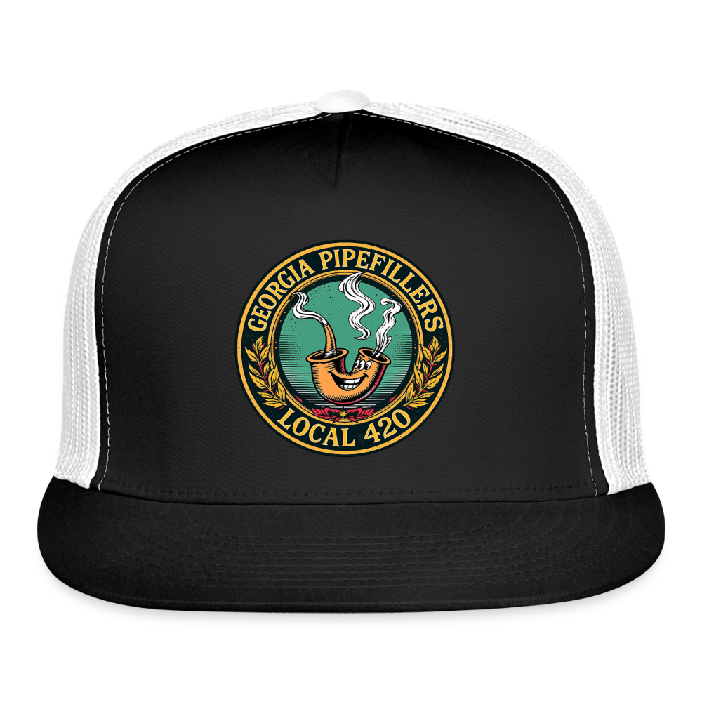 GEORGIA PIPEFILLERS LOCAL 420 Trucker Hat - black/white