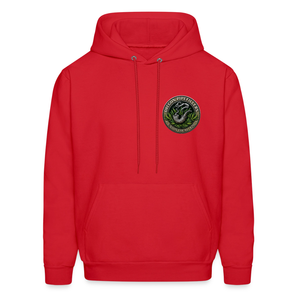 OREGON PIPEFILLERS UNION LOCAL 420 Men's Hoodie - red