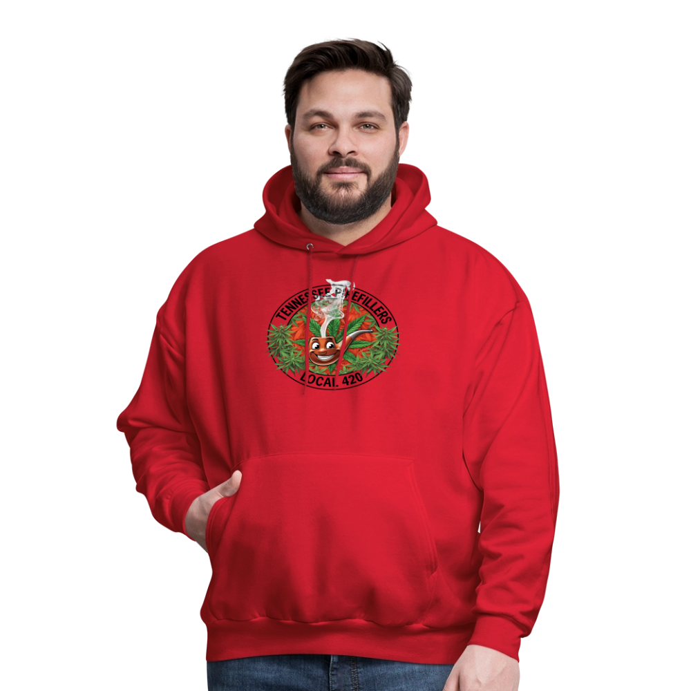 TENNESSEE PIPEFILLERS LOCAL 420 Men's Hoodie - red