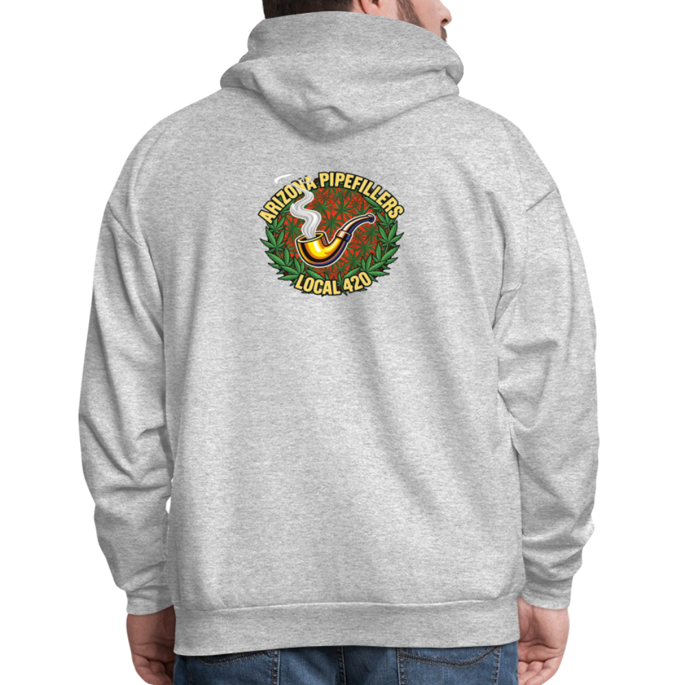 ARIZONA PIPEFILLERS LOCAL 420 F/B DESIGN Men's Hoodie - heather gray