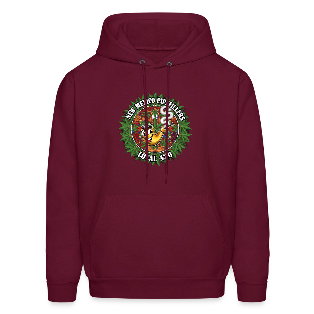 NEW MEXICO PIPEFILLERS LOCAL 420 Men's Hoodie - burgundy