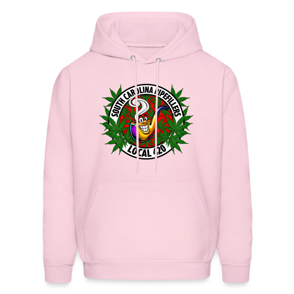 SOUTH CAROLINA PIPEFILLERS LOCAL 420 F/B DESIGN Men's Hoodie - pale pink