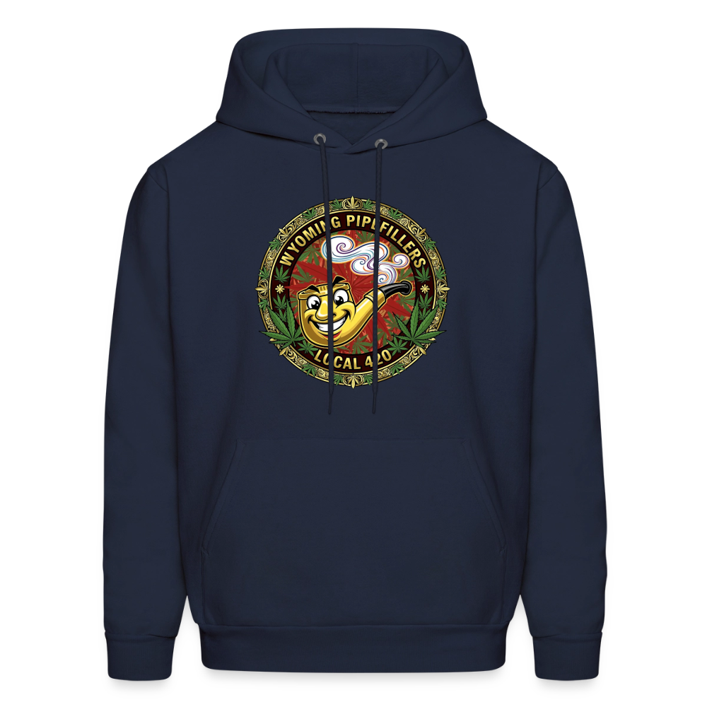 WYOMING PIPEFILLERS LOCAL 420 Men's Hoodie - navy