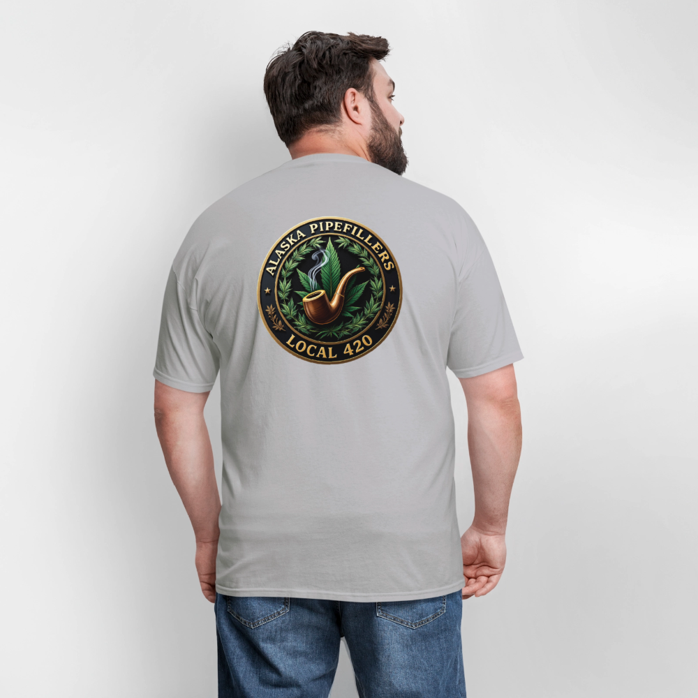 ALASKA PIPEFILLERS LOCAL 420 F/B DESIGN Men's T-Shirt - rock
