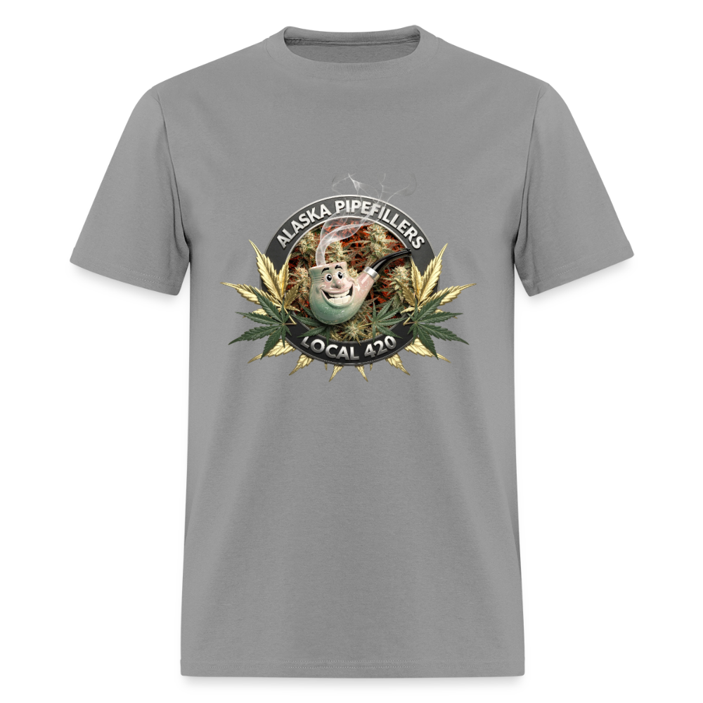ALASKA PIPEFILLERS LOCAL 420 F/B DESIGN Men's T-Shirt - rock