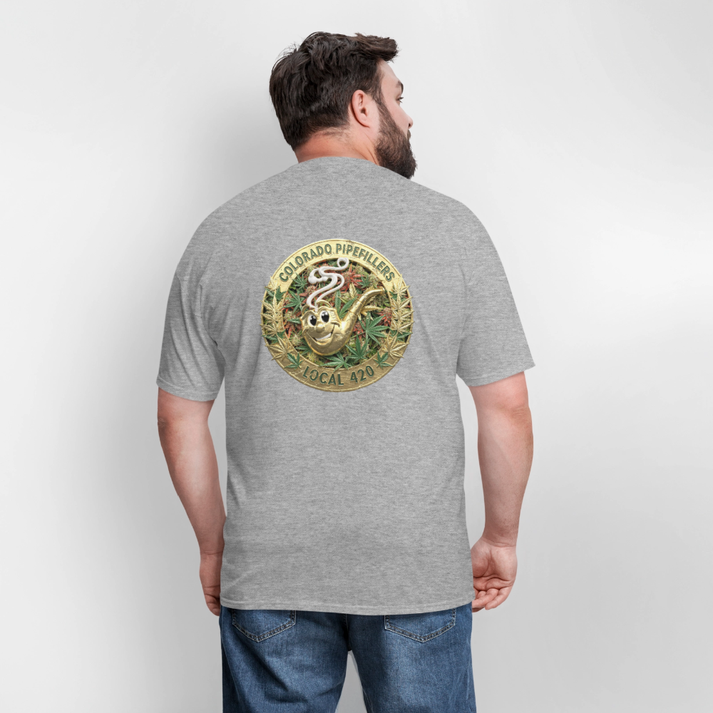COLORADO PIPEFILLERS LOCAL 420 Men's T-Shirt - heather gray