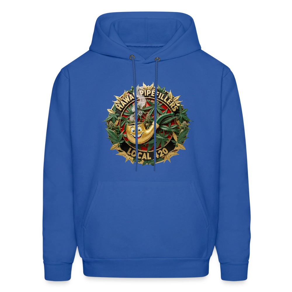 HAWAII PIPEFILLERS LOCAL 420 F/B DESIGN Men's Hoodie - royal blue