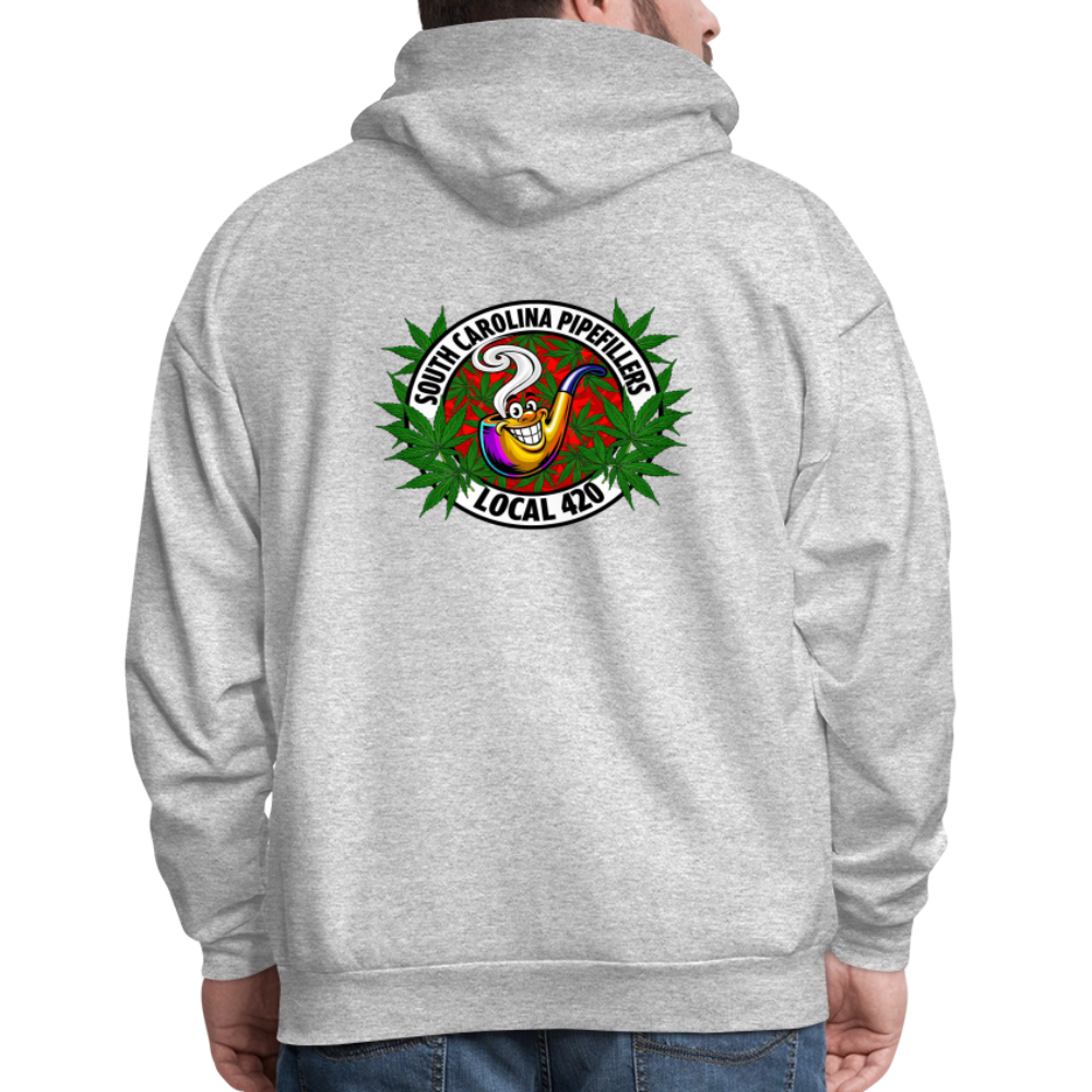 SOUTH CAROLINA PIPEFILLERS LOCAL 420 F/B DESIGN Men's Hoodie - heather gray