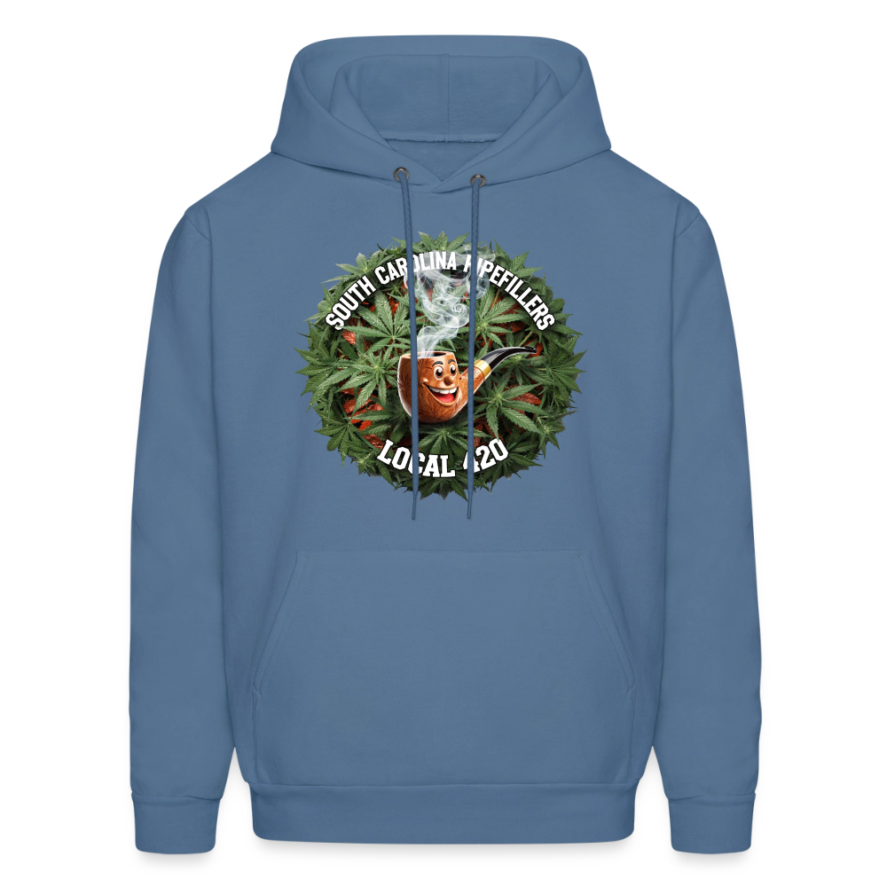 SOUTH CAROLINA PIPEFILLERS LOCAL 420 F/B DESIGN Men's Hoodie - denim blue