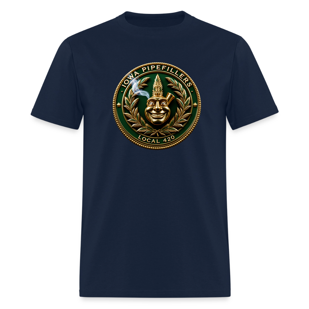 IOWA PIPEFILLERS LOCAL 420 Trucker Hat Men's T-Shirt - navy