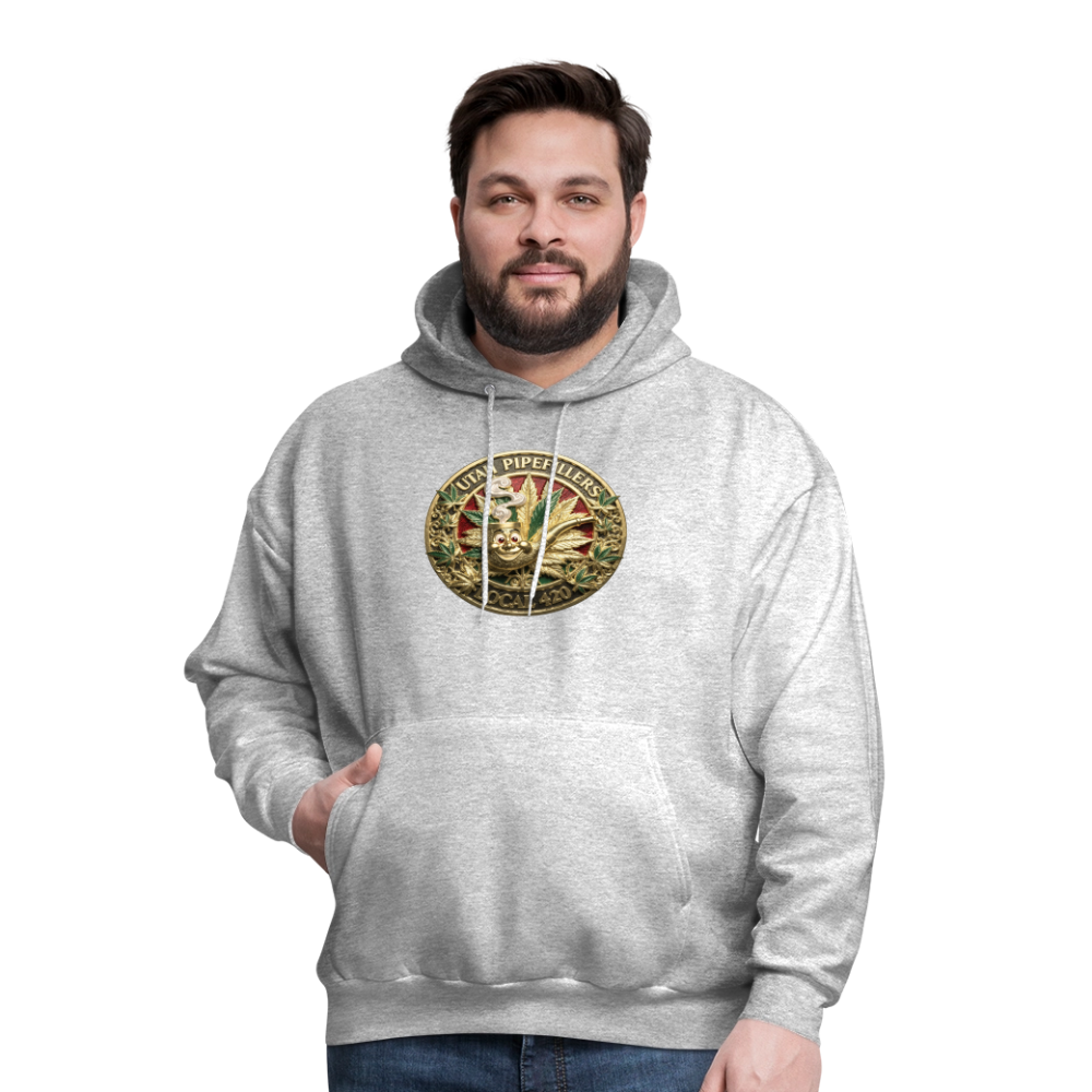 UTAH PIPEFILLERS LOCAL 420 Men's  Hoodie - heather gray