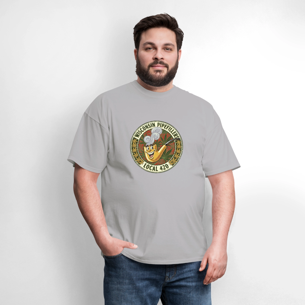 WISCONSIN PIPEFILLERS LOCL 420 Men's T-Shirt - rock