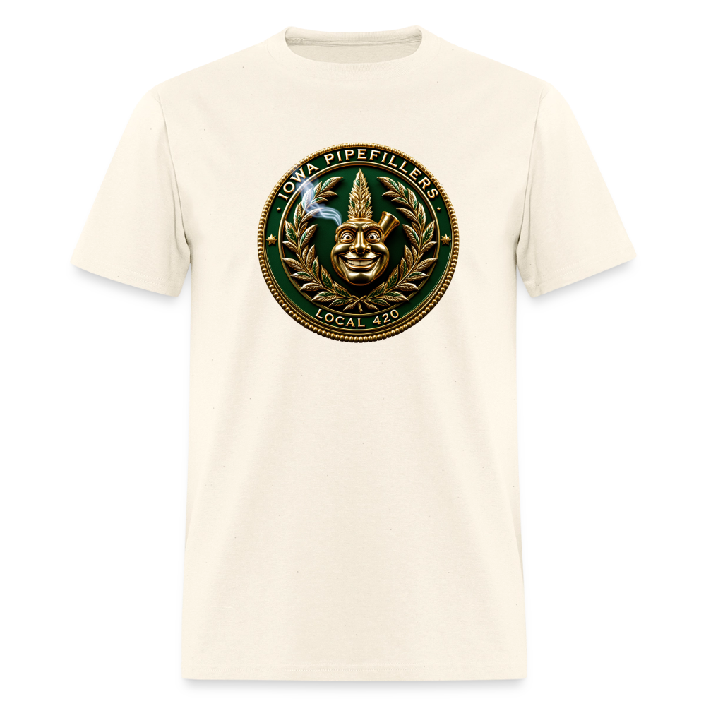 IOWA PIPEFILLERS LOCAL 420 Trucker Hat Men's T-Shirt - sweet cream heather